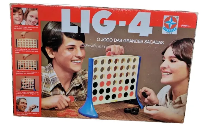 Jogo Lig-4 O Jogo das Grandes Sacadas Década de 1970