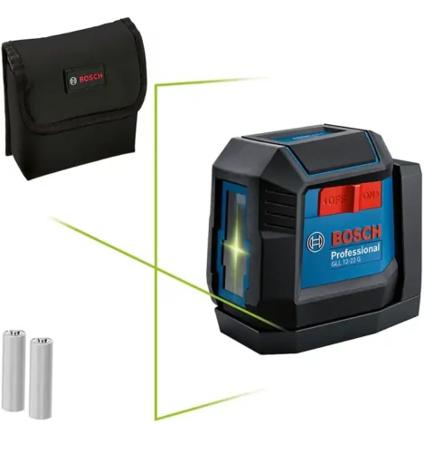 Bosch Nível a Laser verde GLL 12-22 G, 12m suporte giratório