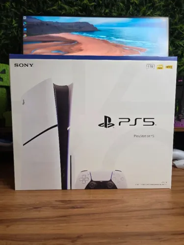 Playstation 5 SLIM Midia Fisica 1TERA (Novo Lacrado)