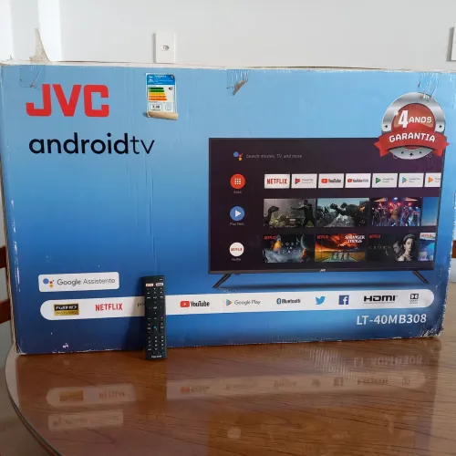 Vendo TV smart JVC 40 polegadas semi nova sem defeito