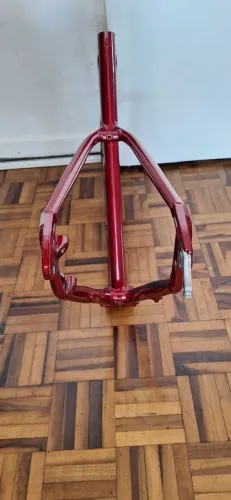 quadro Gravel KSW Alumínio Tamanho 53 - Vermelho - Cabeamento Interno<br>
