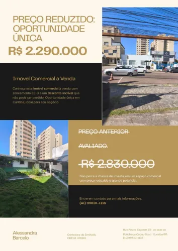 Imóvel capão raso ao lado da Policlínica