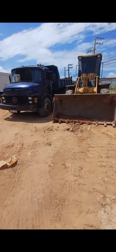 VENDO CAÇAMBA MERCEDES TOCO, ANO 80 E UMA PÁ CARREGADEIRA SDLG 2014 COM ARCONDICIONADO