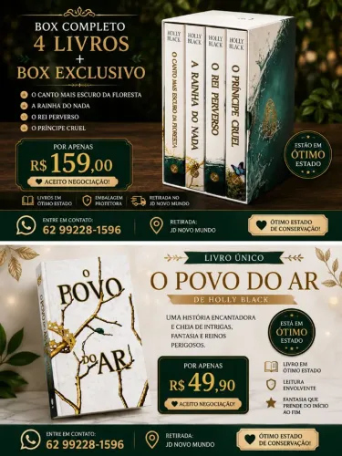 Box de Livros em otimo estado de conservação