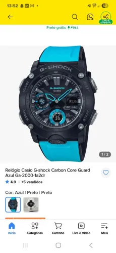 Relógio G Shock
