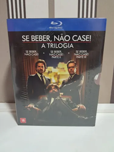 Trilogia Blu-ray Se Beber Não Case LACRADA