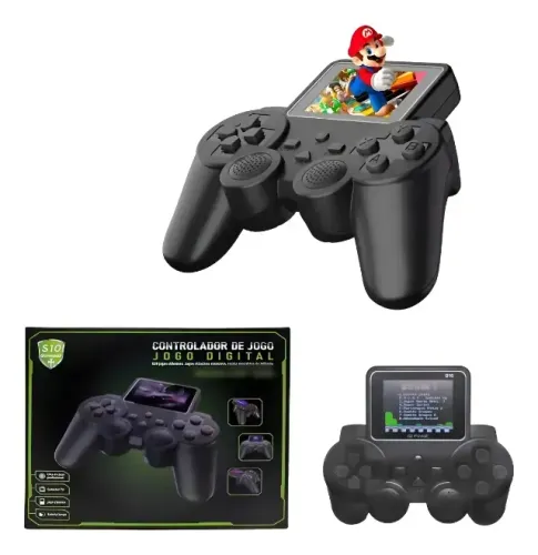 Controle Joystick Gamepad 520 Jogos Retrô Saída Tv Tela Inte