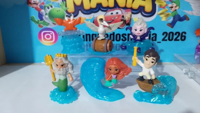 Coleção pequena sereia Disney mc Donald's