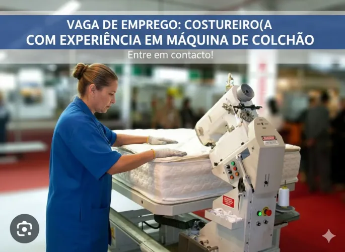 Vaga costureiro/a para colchão 