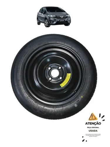 Roda Estepe Fino T135/80 R15 City Fit Wrv 2015 a 2023