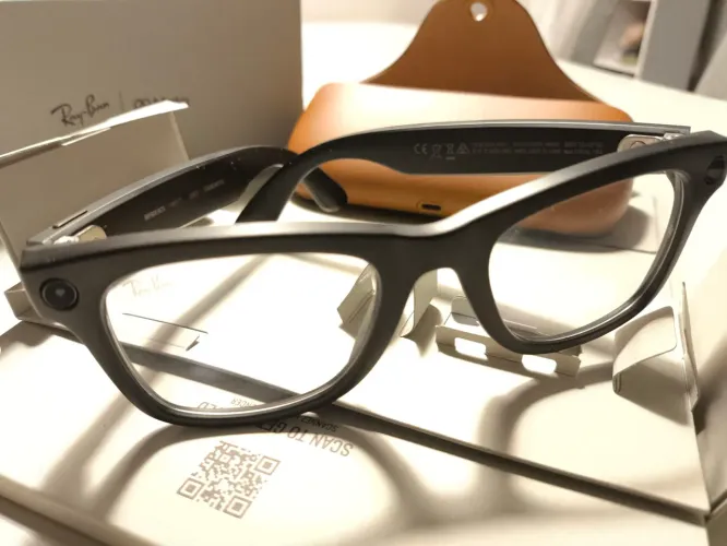 Rayban Meta Gen 2 Wayfarer com lentes transitions dark grey óculos Inteligente com câmera