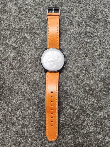 Relógio Movado Masculino Couro Marrom 3600834 - Marrom