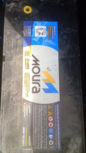 Bateria Moura 180 amperes 2 dias de uso