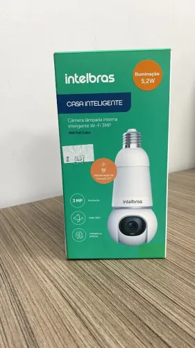 Câmera Lâmpada Intelbras IM6 Full Color 3MP Wi-Fi - Nova