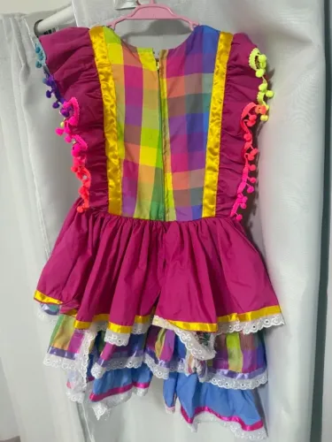 Vestido infantil festa junina São João