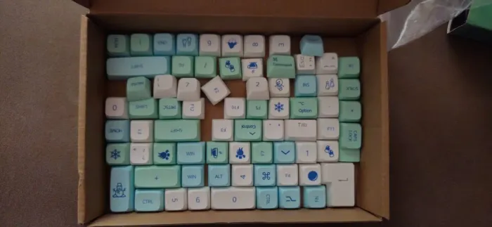 Keycaps winter para teclado mecanico
