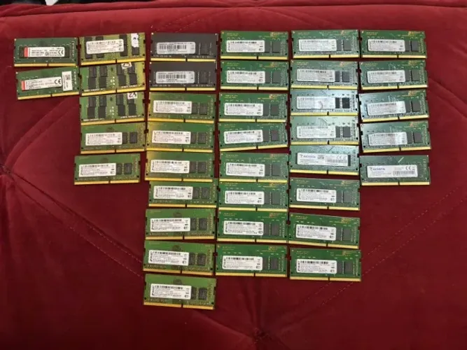 Lote DDR4 8gb 2400mhz notebook