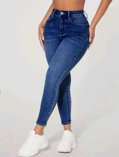 Calça Jeans Feminina Skinny Petite