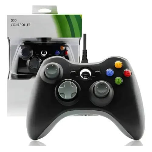 Controle Video Game Box X360 Pc Com Fio 