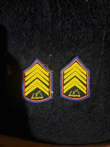 Divisas: patente 1° sargento