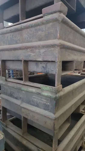 Caixa metalica 800x600x250 mm reforçada Pasini