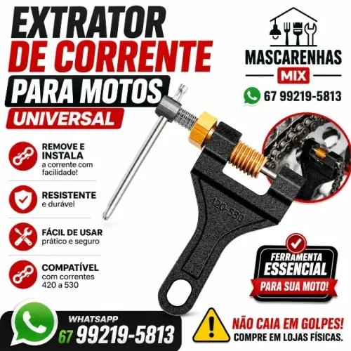 EXTRATOR DE CORRENTE PARA MOTOS COD: 0156