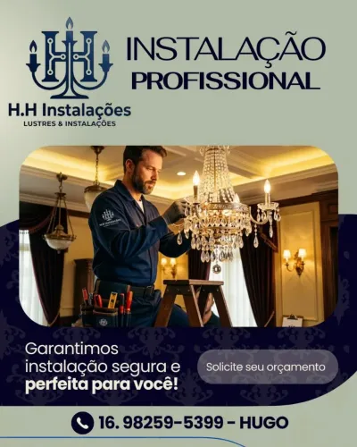 Profissional - Lustres e instalações