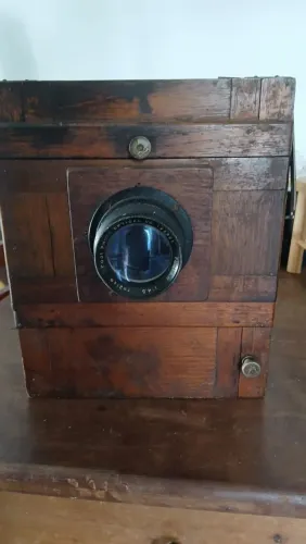 Antiga máquina Lambe Lambe 1920.
