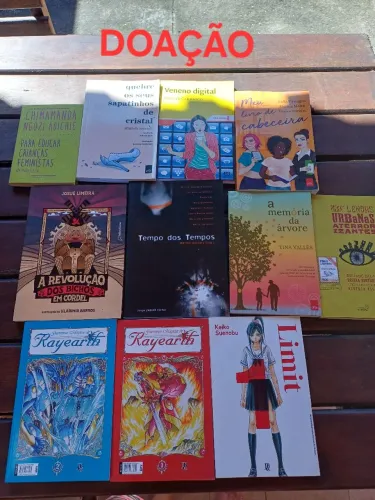 Livros diversos para doação