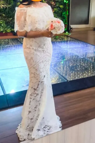 Vestido de Noiva Sereia Doce Maria - Tamanho P