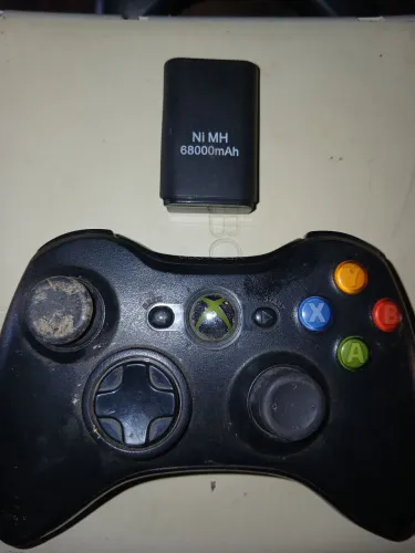 Controle Xbox 360 com bateria