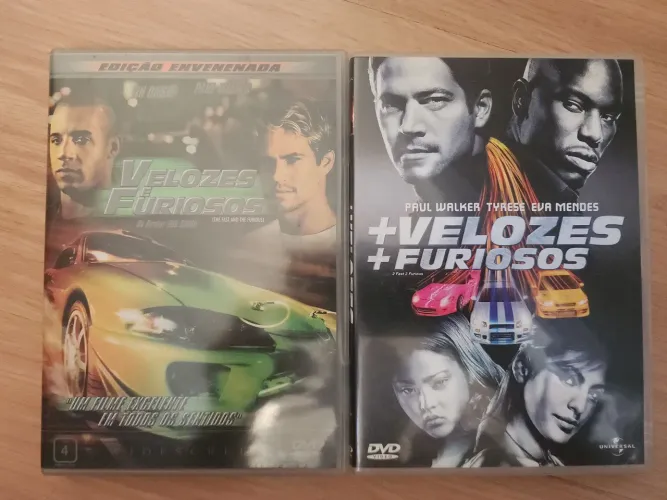 2 DVDS VELOZES & FURIOSOS (ORIGINAIS)