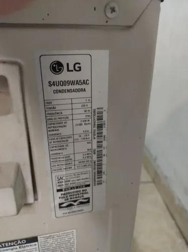 Condensadora LG 9.000 inverter