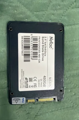 Ssd Netac 480gb SATA