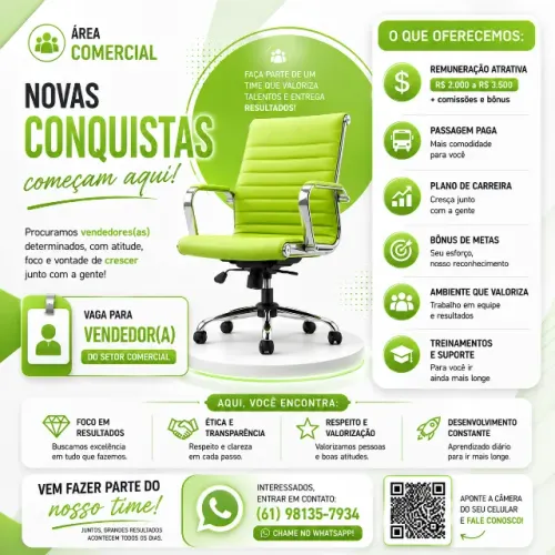Auxiliar de Atendimento | Seleção Aberta