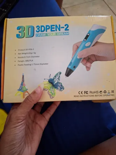 Caneta Impressão 3D Completa (Na Caixa + Filamentos Extras)