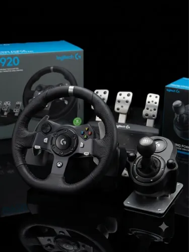 Logitech G920 COMPLETO + Câmbio + Suporte Cockpit