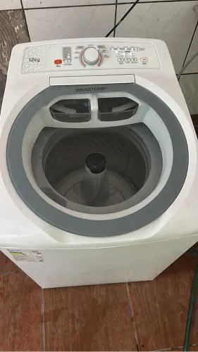 Máquina lavar Brastemp 12 Kilos cesto de inox 