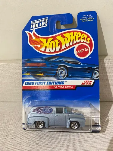 Hotwheels 56 Ford Truck - 1999 First Editions - Ford Genuine Parts - Ford Panel