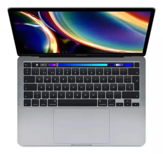 MacBook Pro 2020, MYD82BZ/A, Tela 13.3", Chip M1, 8GB, SSD-256GB, Touchbar - Detalhe
