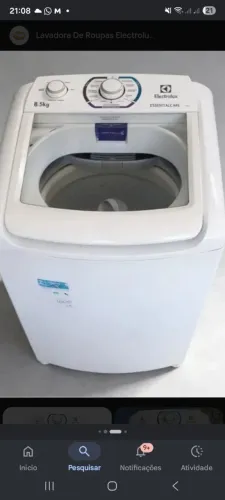 Maquina de lavar ESSÊNCIAL CARE .8.5K..LINDA..LEIA