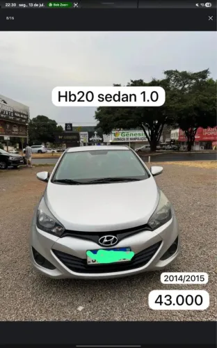 Hyundai HB20S C.plus/c.style1.0 Flex 12V Mec. 4P 2014