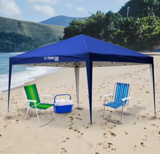Barraca Feira Sanfonada  3x3 Articulado Abrigo Praia