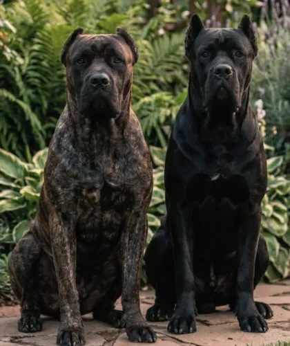 Cane Corso, Filhotes Lindos, na cor Preto Tigrado , temos disponíveis machos e femeas