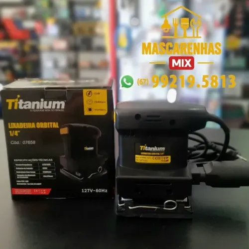 Lixadeira Orbital Treme Treme 1/4 135w COD: 037