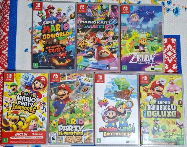Jogos Nintendo Switch Vendidos Separados