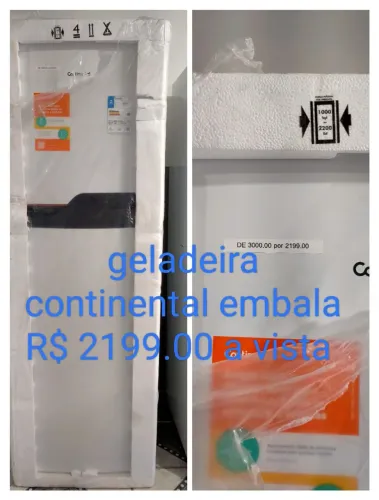 Geladeira Continente nova na caixa
