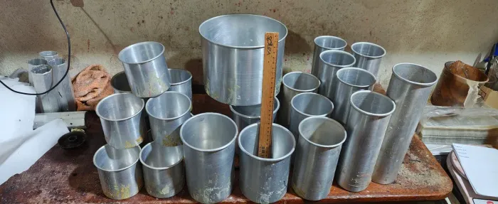 Vendo kit de formas de alumínio para velas artesanais