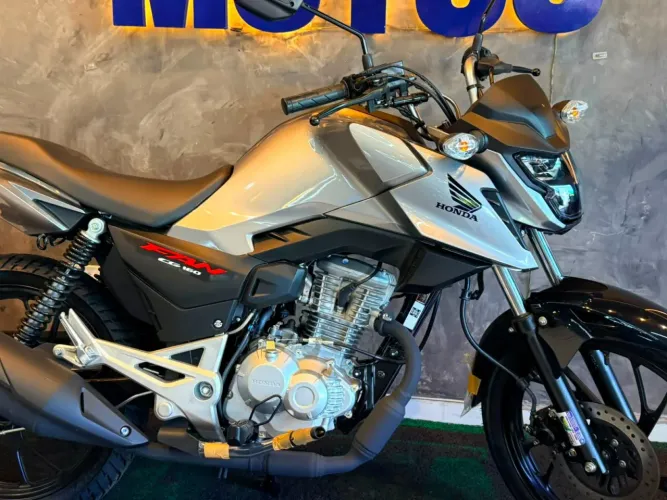 HONDA CG 160 FAN PRATA 2026