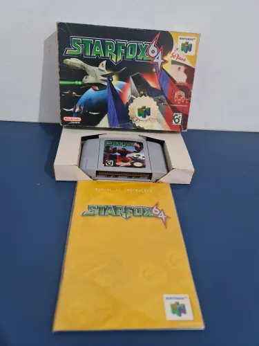 Star fox selinho n64 nintendo 64